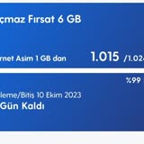 Turkcell Paket Asimi 1 GB