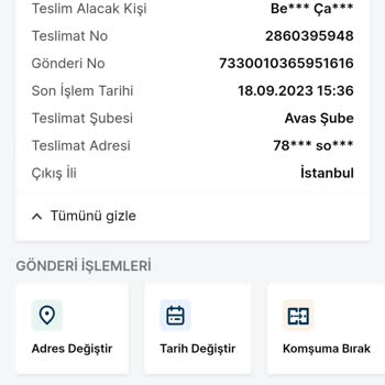 Trendyol Siparişimin 12 Gündür Teslim Edilmemesi Ve Hareketlilik Yok.