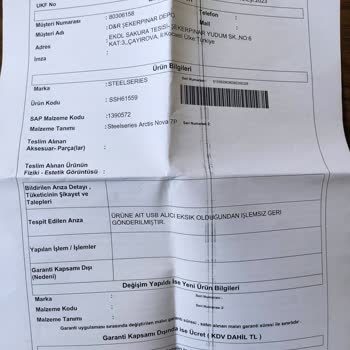 D&R Kusurlu Ürün Gönderiyor Ve 20 Gün Bekletip İade/Değişim Yapmıyor!