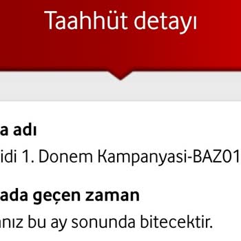 Vodafone Faturalandırma Bilgisi Alamıyorum