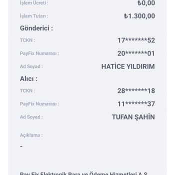 PayFix Benim Bilgim Olmadan Hesabıma Gelen Para Çekilmiş