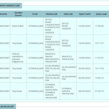 Gelmeyen Kargo İlgisiz Trendyol