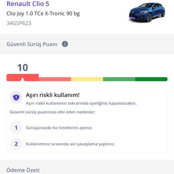 Getir Araç Moov Üyelik İptali