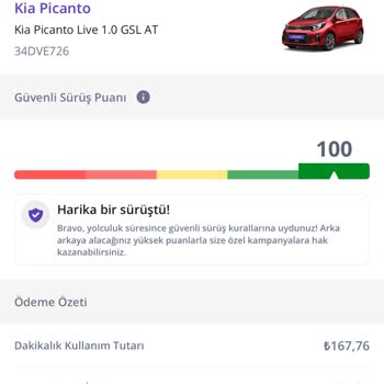 Getir Araç Moov Üyelik İptali