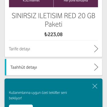 Vodafone Hat Taşıma Yanlış Tarife Uygulaması