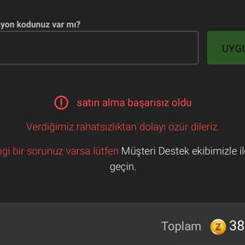 Razer Gold’da Vp Alamıyorum