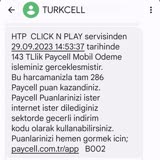 Turkcell Paycell İle İlgili Mağduriyetim