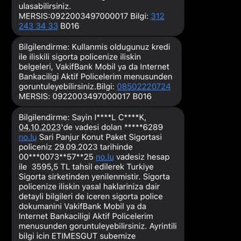 VakıfBank Sarı Panjur Sigorta Çekimi