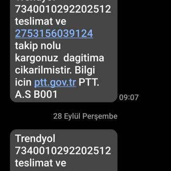 PTT Kargo Teslim Edilmeyen Kargo