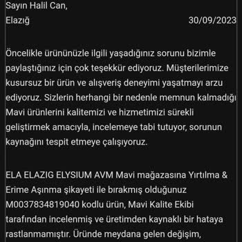 Mavi Markası Garanti