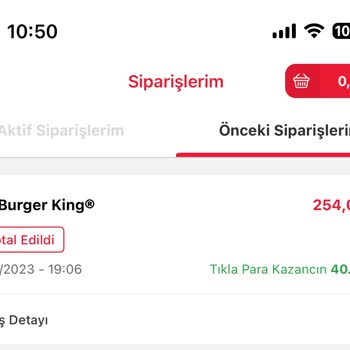 Tıkla Gelsin Uygulaması Başarısız. Müşteri Memnuniyeti Yok.
