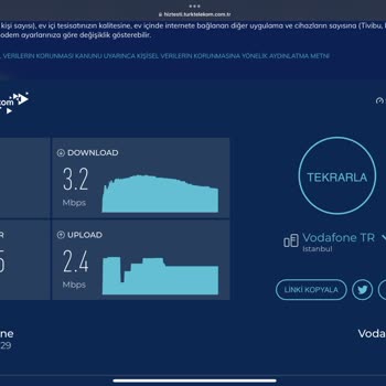Vodafone Net Hız-bağlantı Sorunu ve Taahhüt Şartlarını Karşılamıyorlar.