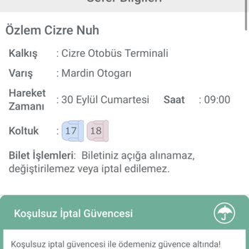Özlem Cizre Nuh Turizm İhmalsizlik Umursamazlık Memnuniyetsizlik