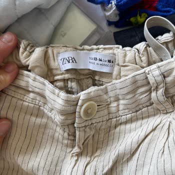 Zara Keten Şortların 2-3 Giymede Yırtılması
