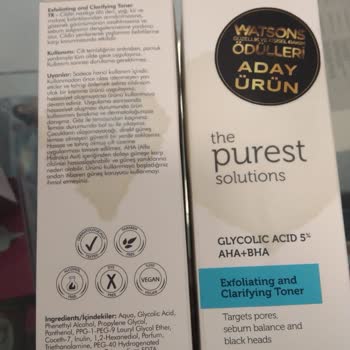 Watsons The Purest Ürünler Dökülmüş