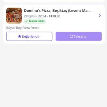 Getir Domino's Para İadesi Alamadım