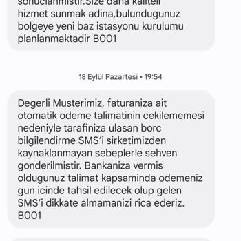 Türk Telekom Eksik Hizmet Ve Cayma Bedeli