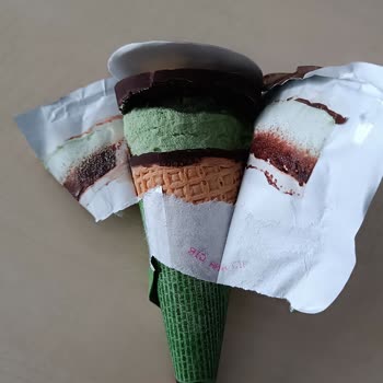 Algida Bozuk Ürün Dondurmanın Antep Fıstıklı Kısmı Yarım