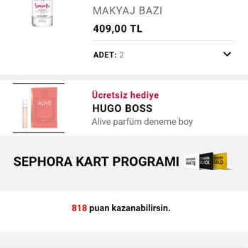 Sephora Fiyat Yanıltması Yapıyor