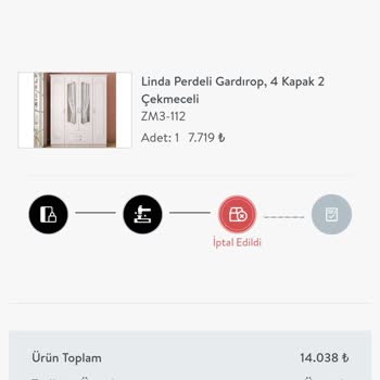 Vivense İptal Ettiğim Ürünün Ödemesi Yatırılmadı