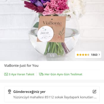 Çiçek Sepeti Uygun Olmayan Ürün Teslimi