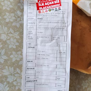 Trendyol GO Ve Burger King Eksik Sipariş