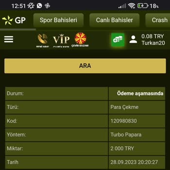 GrandPashaBet 43 Saattir Çekim Talebi Bekliyor