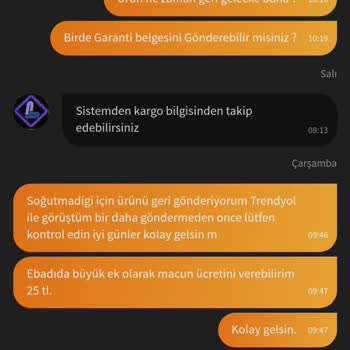 Trendyol İade Talep Ediyorum.