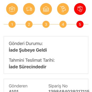 Bir Günde Kargo Siparişimi Teslim Etmeden İade Sürecine Gönderdi