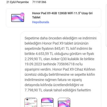 Hepsiburada Hediye Ürün Aldatmacasıyla Fazla Ücret Tahsil Ediyor!