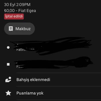 Uber Yarım Saat Bekletip Yolculuğu İptal Etti