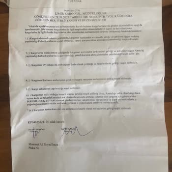 PTT Kargo Kargom Yağlı Islanmış Pakette Geldi