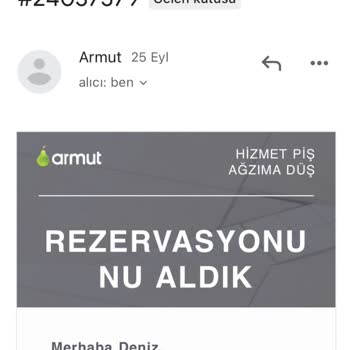 Armut Masaj İptal Edilmesi