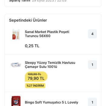Migros Sanal Market Teslimi