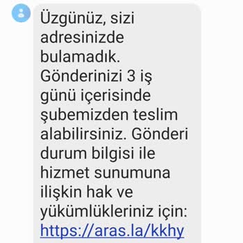 Aras Kargo İade Surecinden Önce Kargoyu Göndermesi