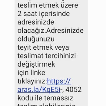 Aras Kargo İade Surecinden Önce Kargoyu Göndermesi