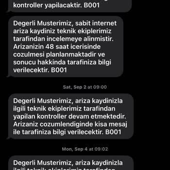 Türk Telekom İnternet Arızası Ve İşlem Yapılmaması