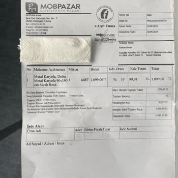 Mobpazar.com Yanlış Ürün Gönderilmesi Ve İade