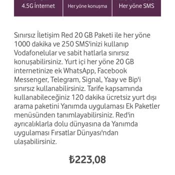 Vodafone Söylenenden Başka Paket Yapılıyor