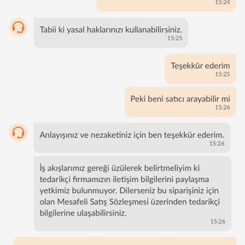 Emsan Servise Gönderilen Ürünü Geri Göndermiyor