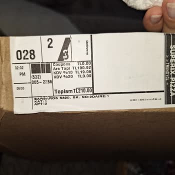 Domino's 1,5saat Sonra Gelen Pizza