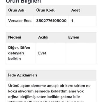 Modahipo Parfüm Aldım İademi Almıyorlar