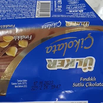 Ülker Fındıklı Ve Kurtlu Çikolata