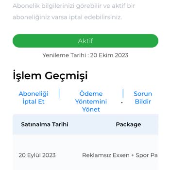 Exxen Spor Ücret İadesi