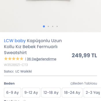 LC Waikiki Aynı Ürünün Başka Rengi İle Fiyatı Aynı İken Değiştirilmedi