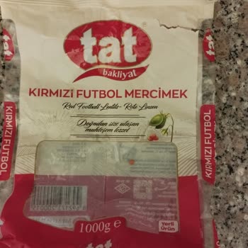 Tat Gıda Tat Kırmızı Böcekli Futbol Mercimeği