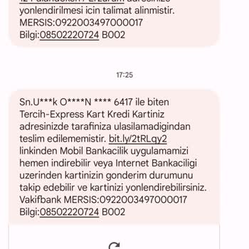 VakıfBank Kredi Kartı Getirememeleri