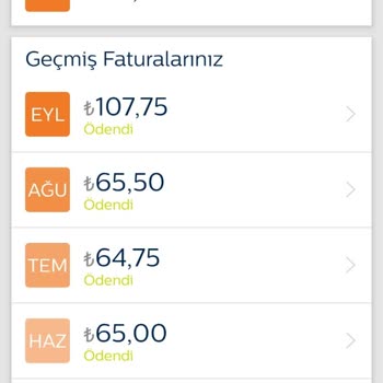 TeknosaCell 9222 İçerik Servisleri Fatura Bedeli