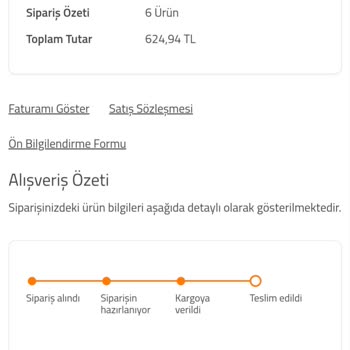 Civil Siparişimi Teslim Etmedi