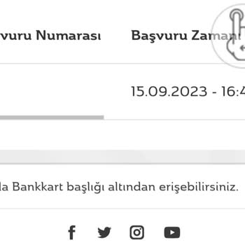 Ziraat Bankası Ziraat Bankkart Genç Olumlu Sonuçlanmamıştır